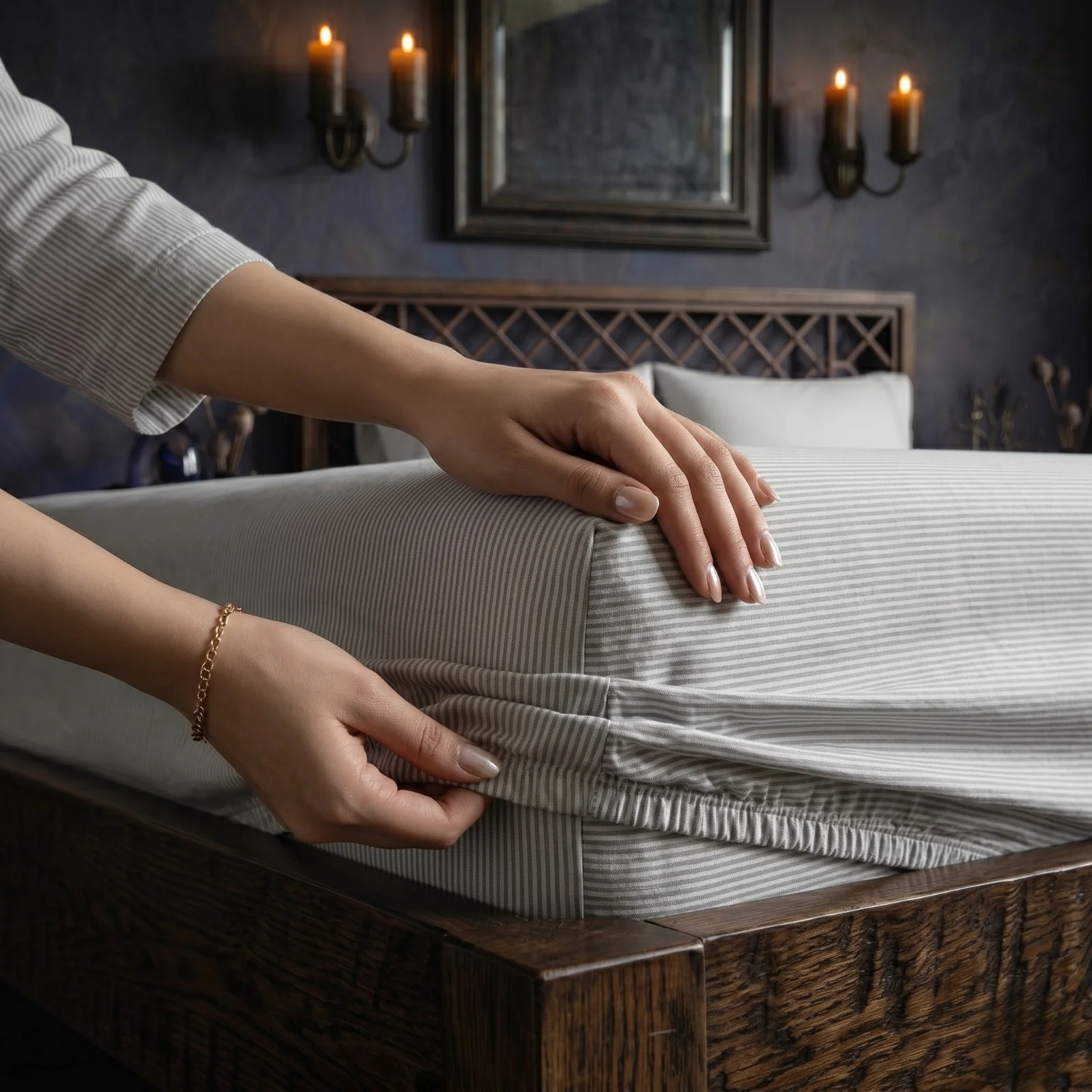 Fitted Bed Sheet- FT006