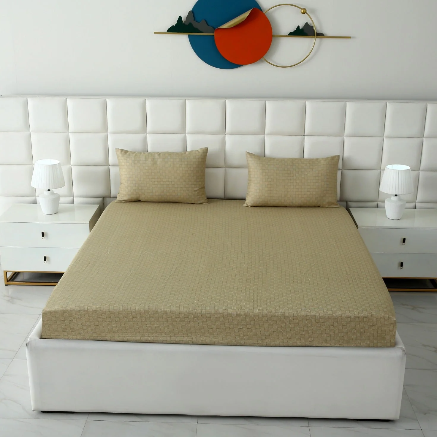 Fitted Bed Sheet- FT007