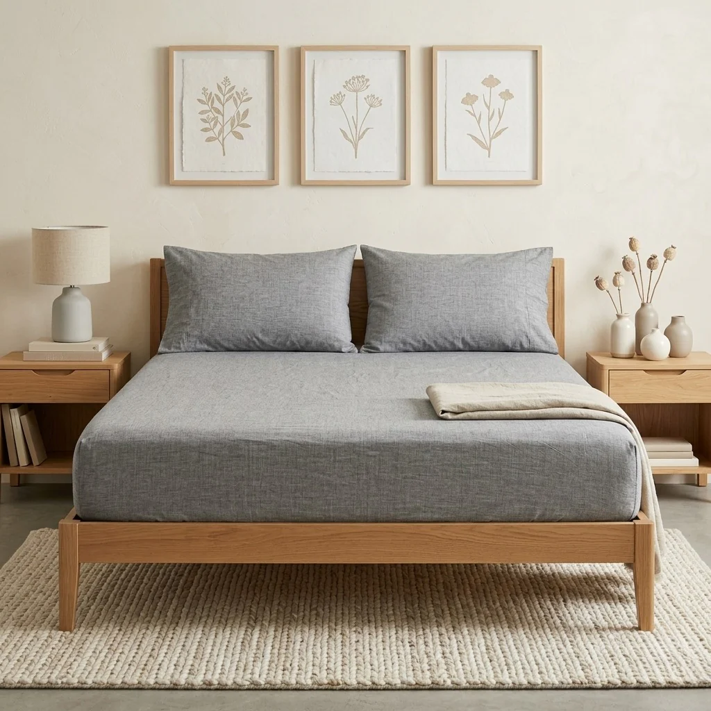 Fitted Bed Sheet-FT009 - Image 2