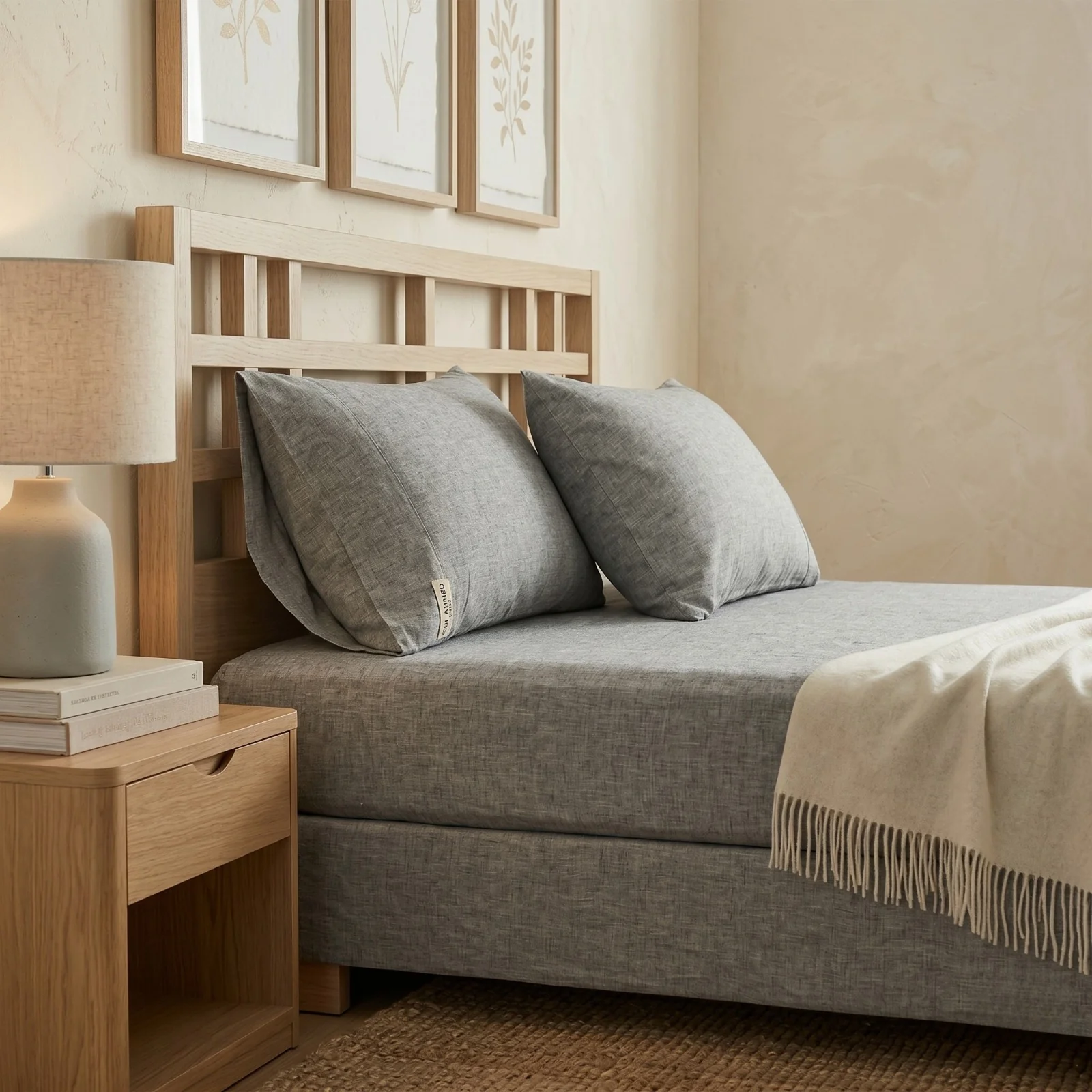 Fitted Bed Sheet-FT009 - Image 3