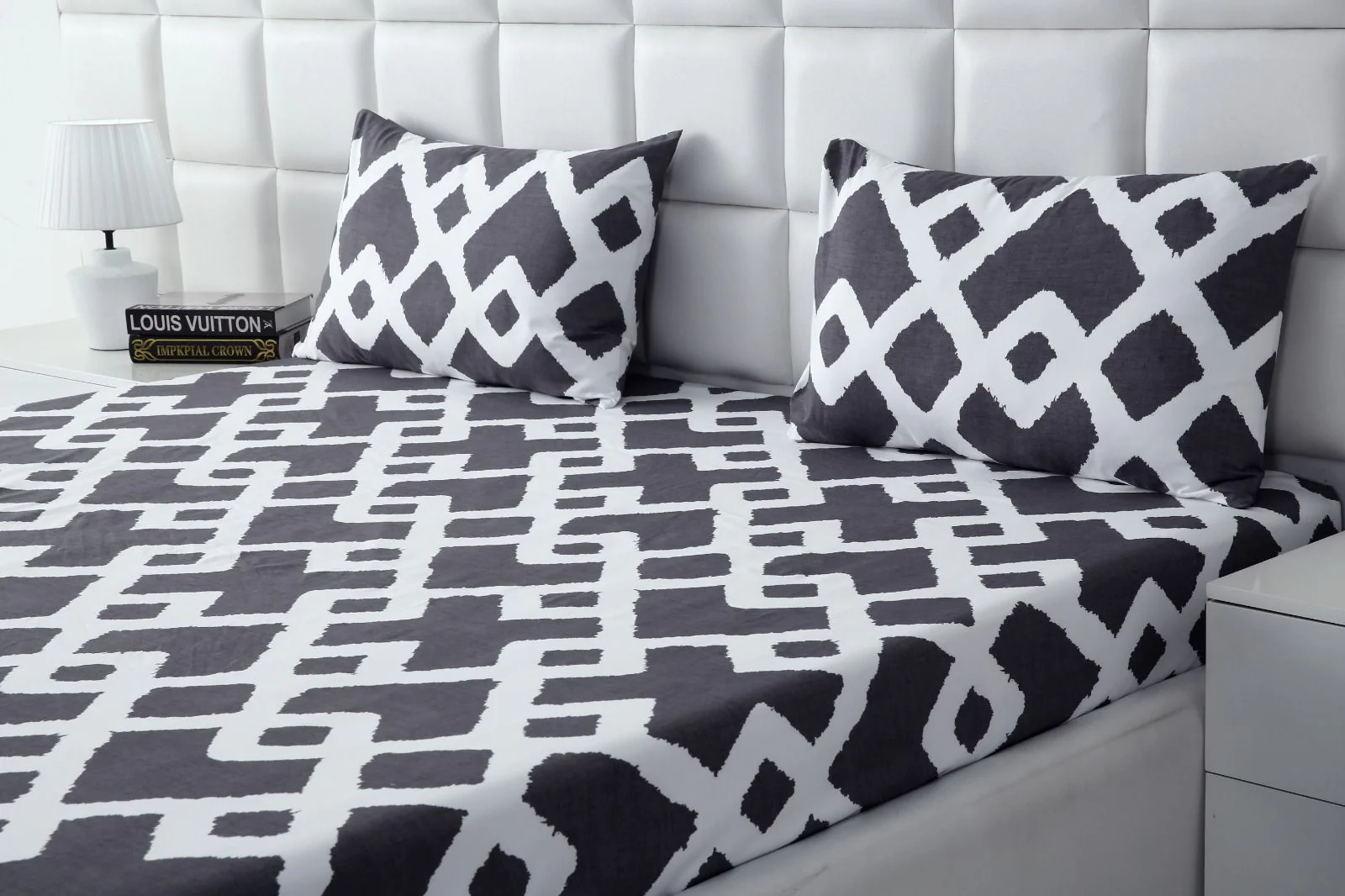 Fitted Bed Sheet-Geometric Patterned - Image 4