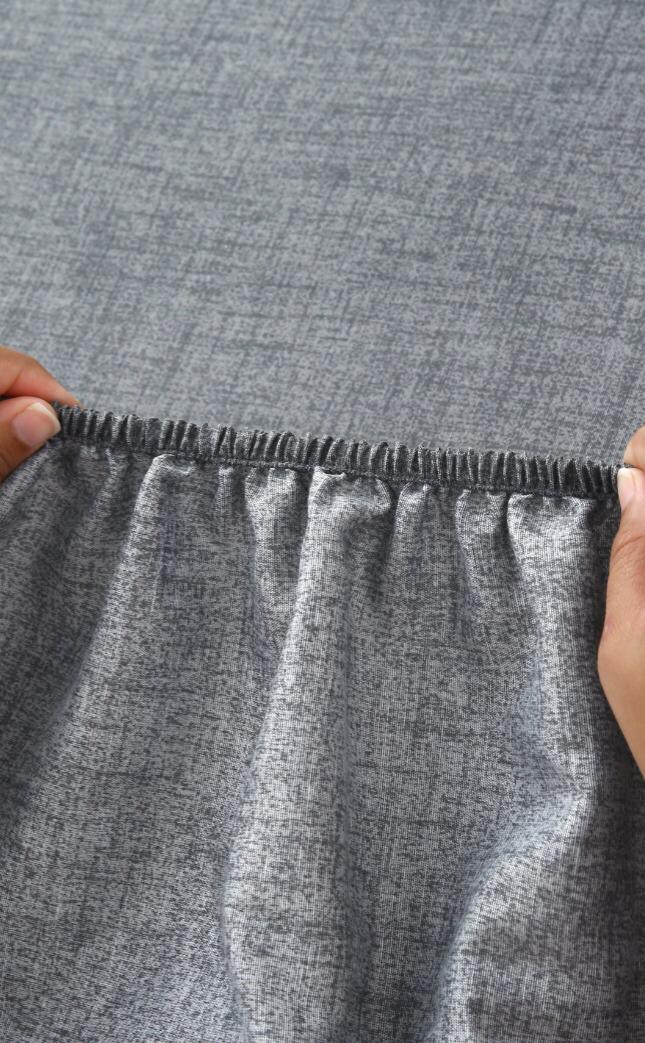 Fitted Bed Sheet-Grey Texture - Image 6