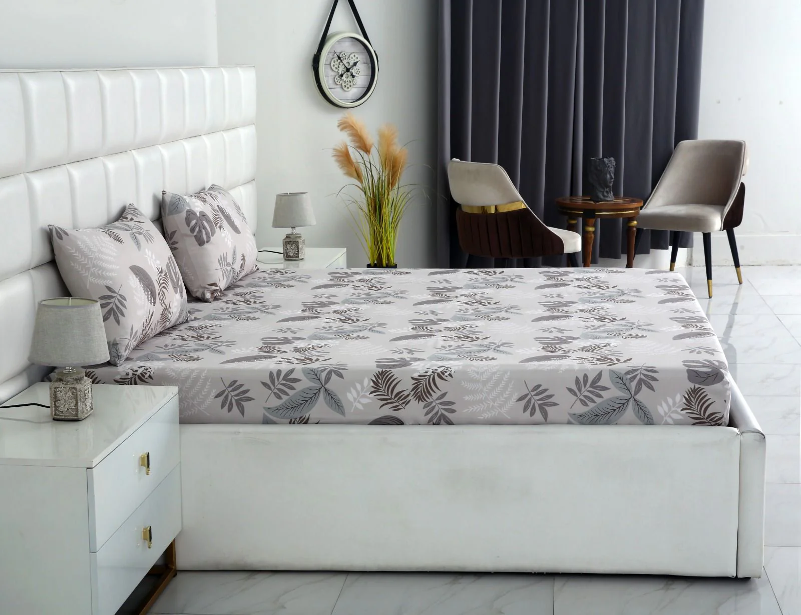 Fitted Bed Sheet-Leaf Style - Image 3