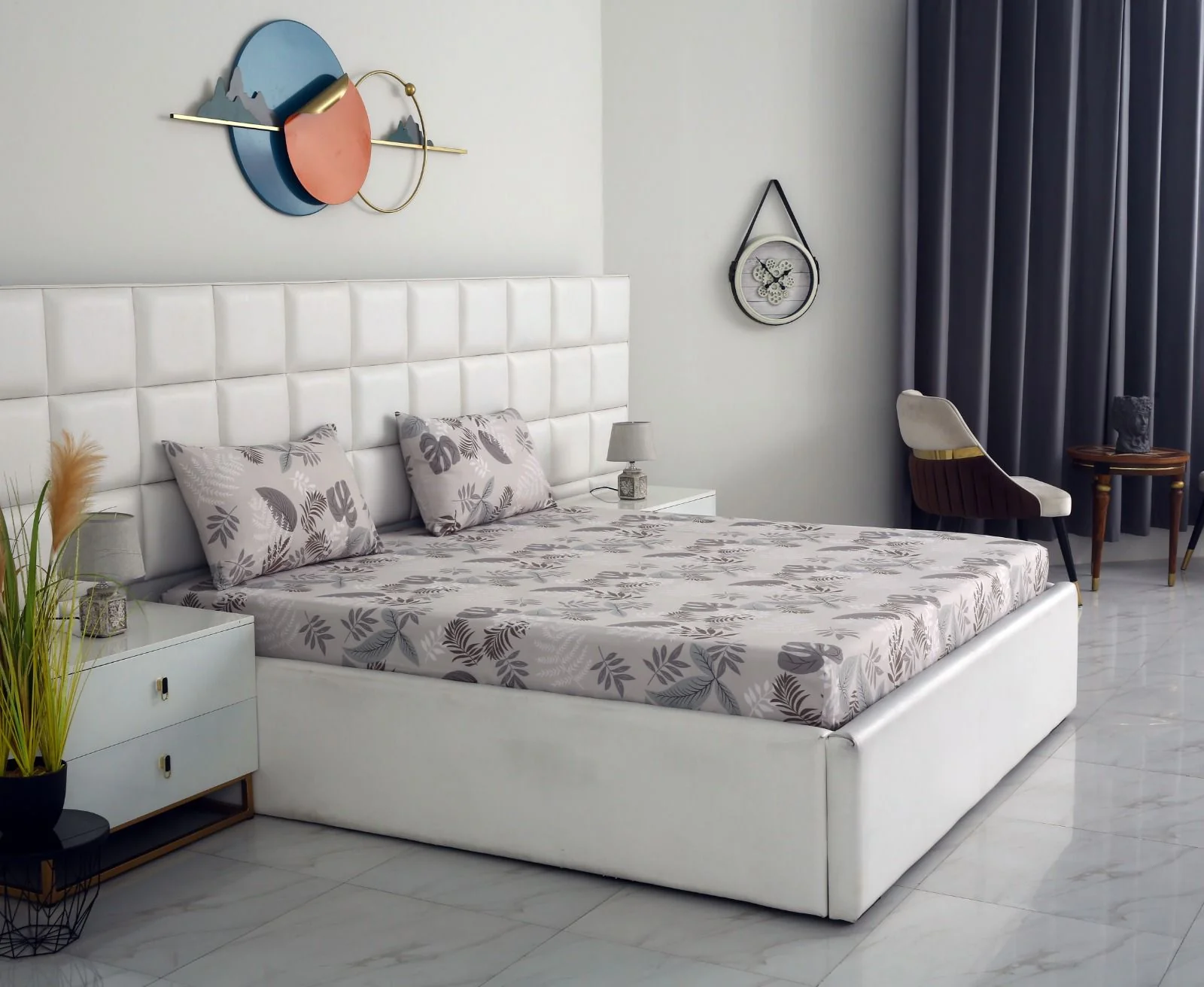 Fitted Bed Sheet-Leaf Style - Image 4