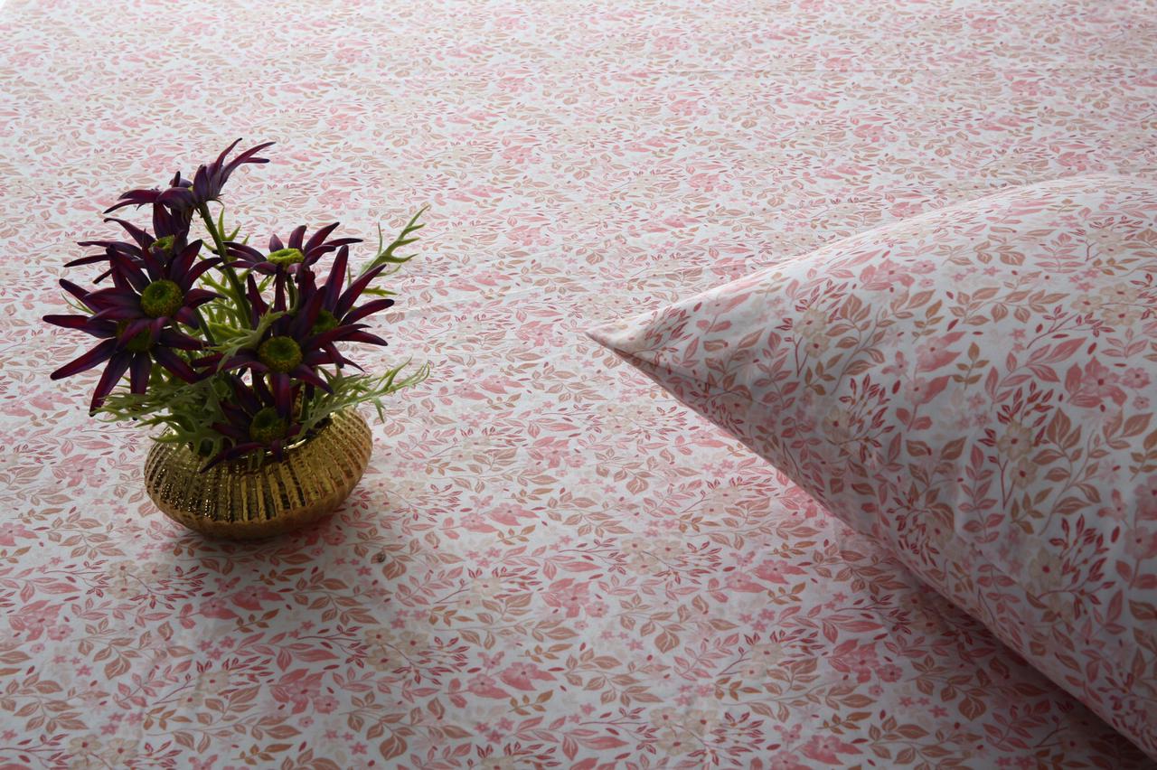 Fitted Bed Sheet-Pastels Pink - Image 8
