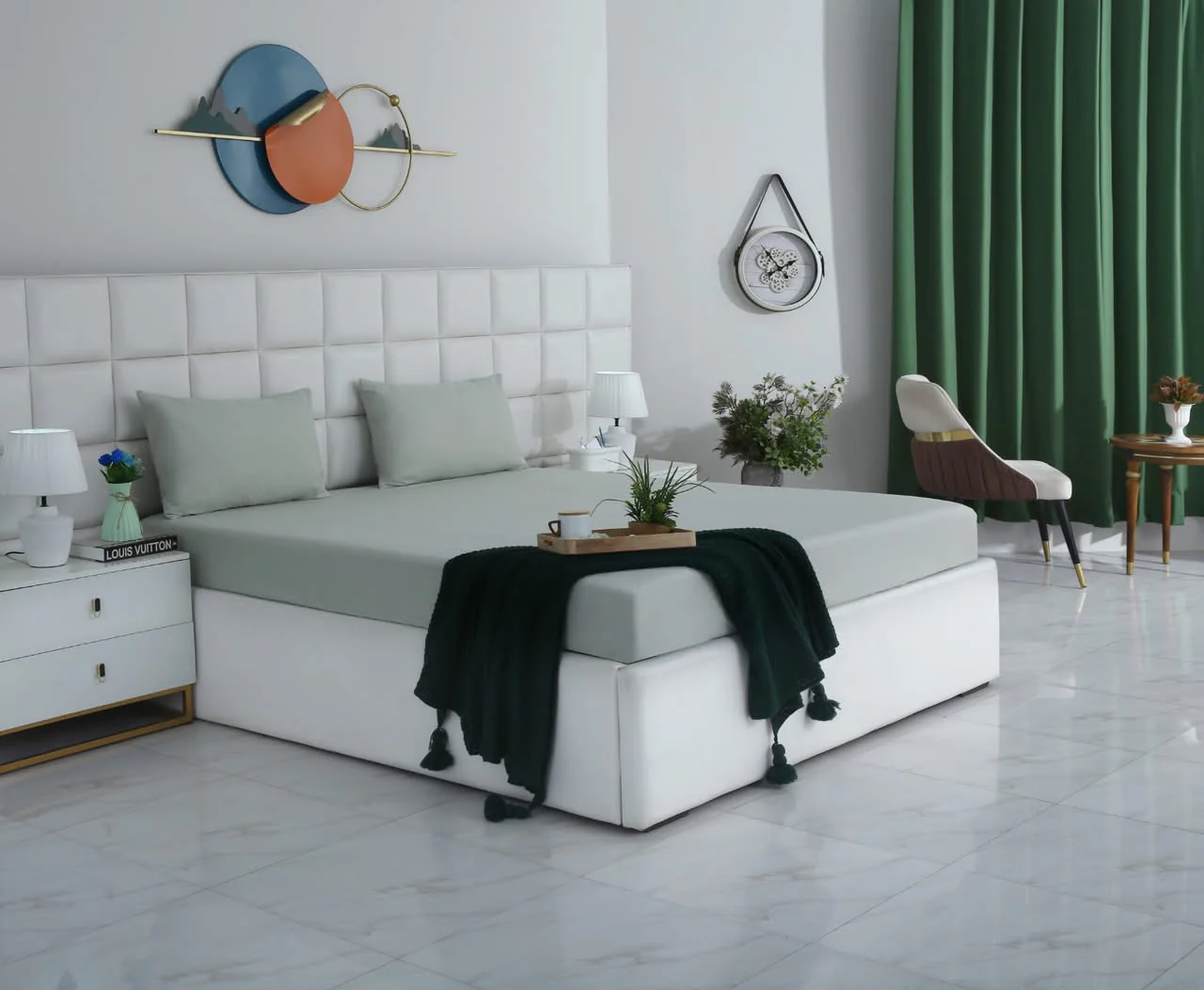 Fitted Bed Sheet- PFT004 - Image 3