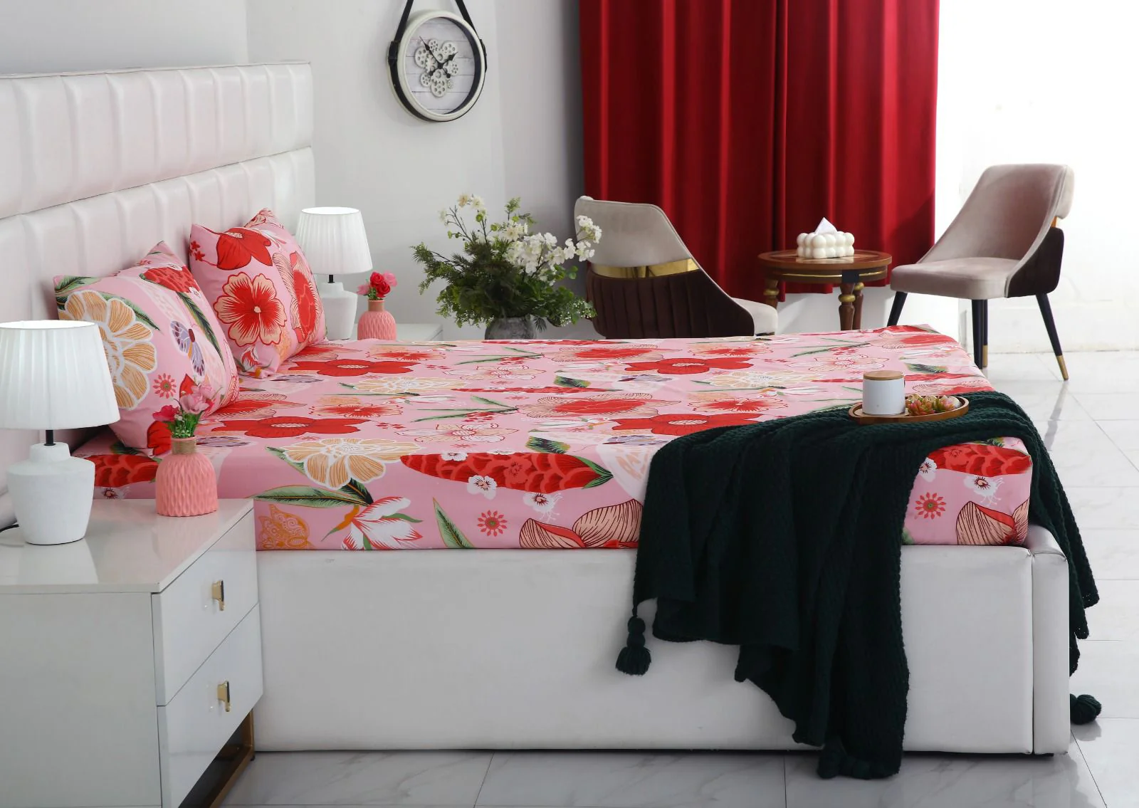 Fitted Bed Sheet- PFT017 - Image 3