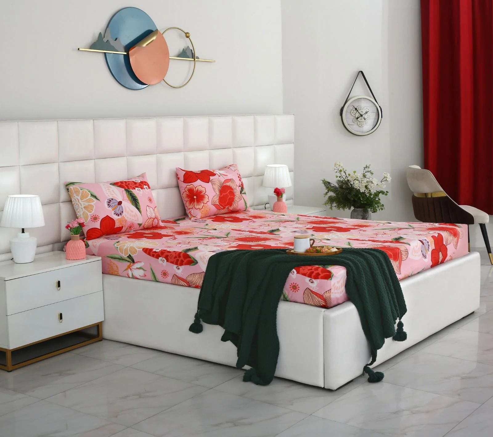 Fitted Bed Sheet- PFT017 - Image 5