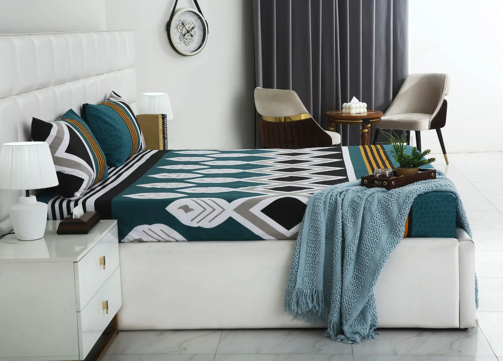 Fitted Bed Sheet- PFT019 - Image 4