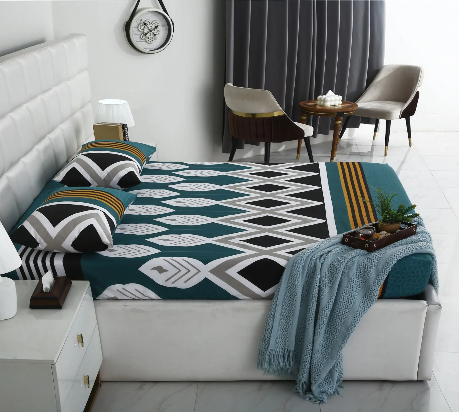 Fitted Bed Sheet- PFT019 - Image 5