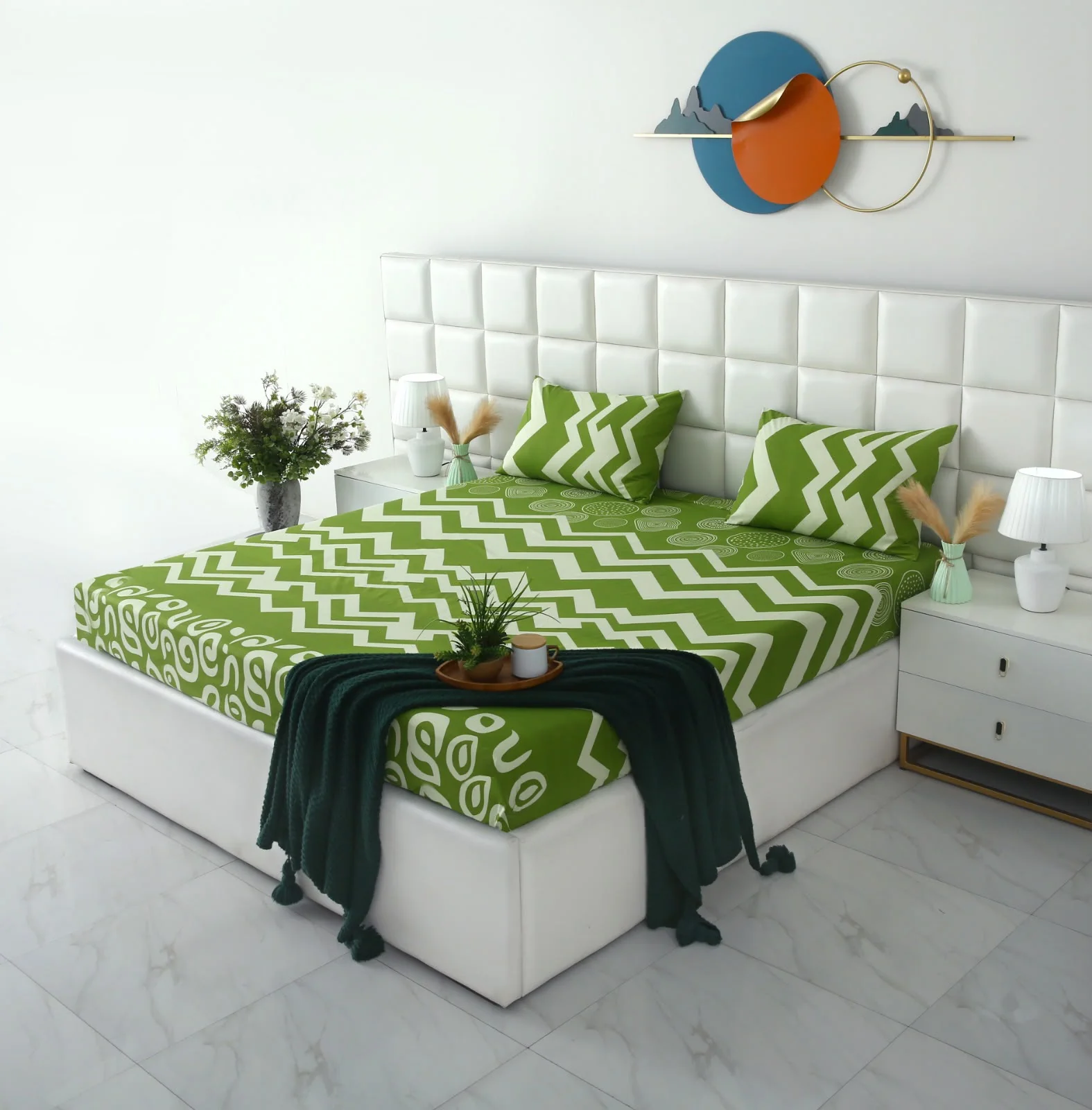 Fitted Bed Sheet- PFT024 - Image 4