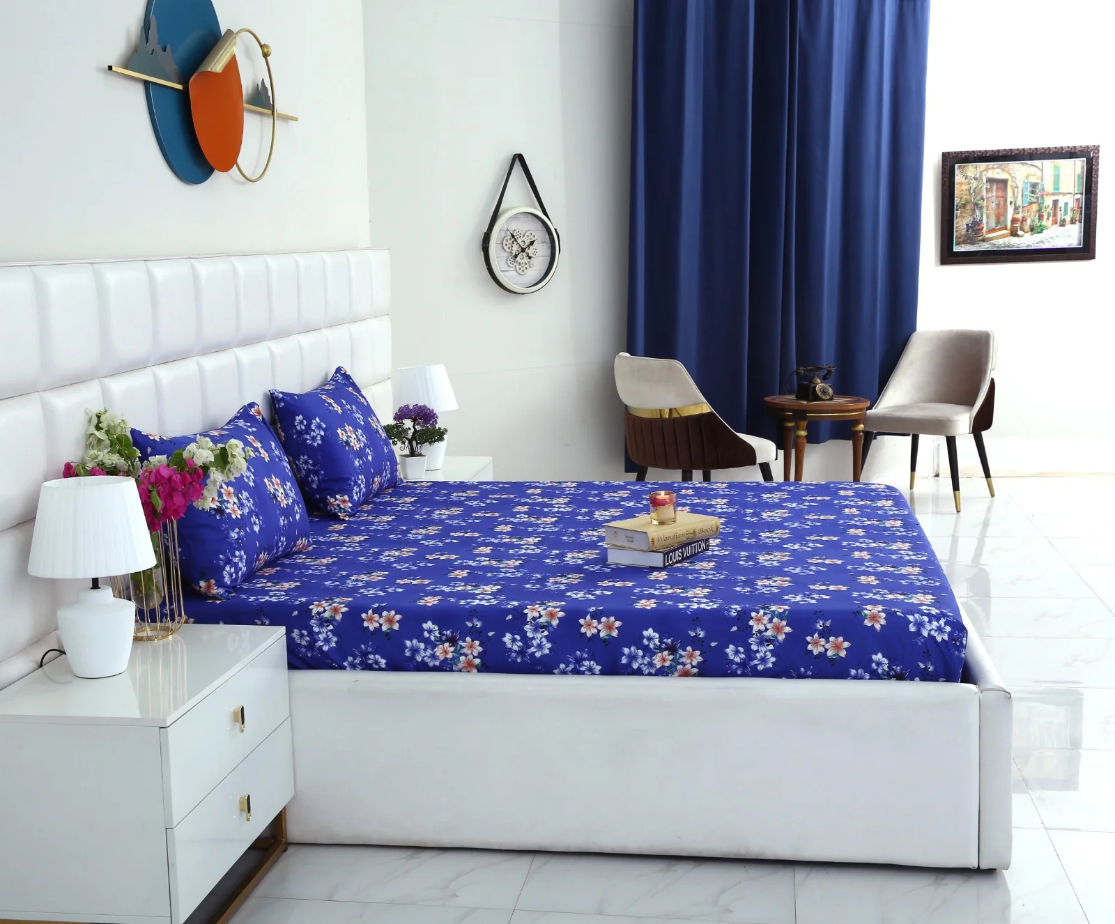 Fitted Bed Sheet-Phlox - Image 3