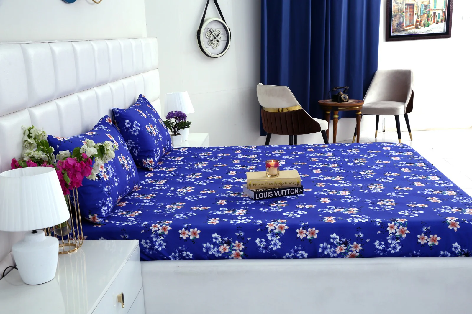 Fitted Bed Sheet-Phlox - Image 7