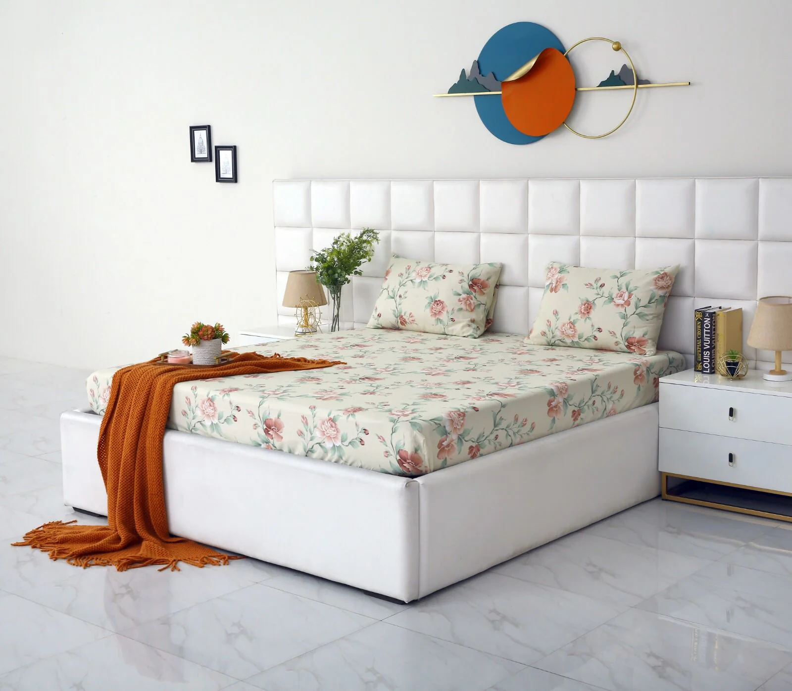 Fitted Bed Sheet-Rosa - Image 7
