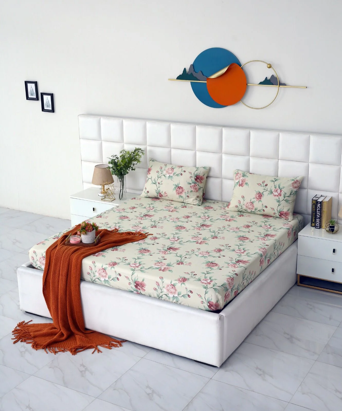 Fitted Bed Sheet-Rosa - Image 9