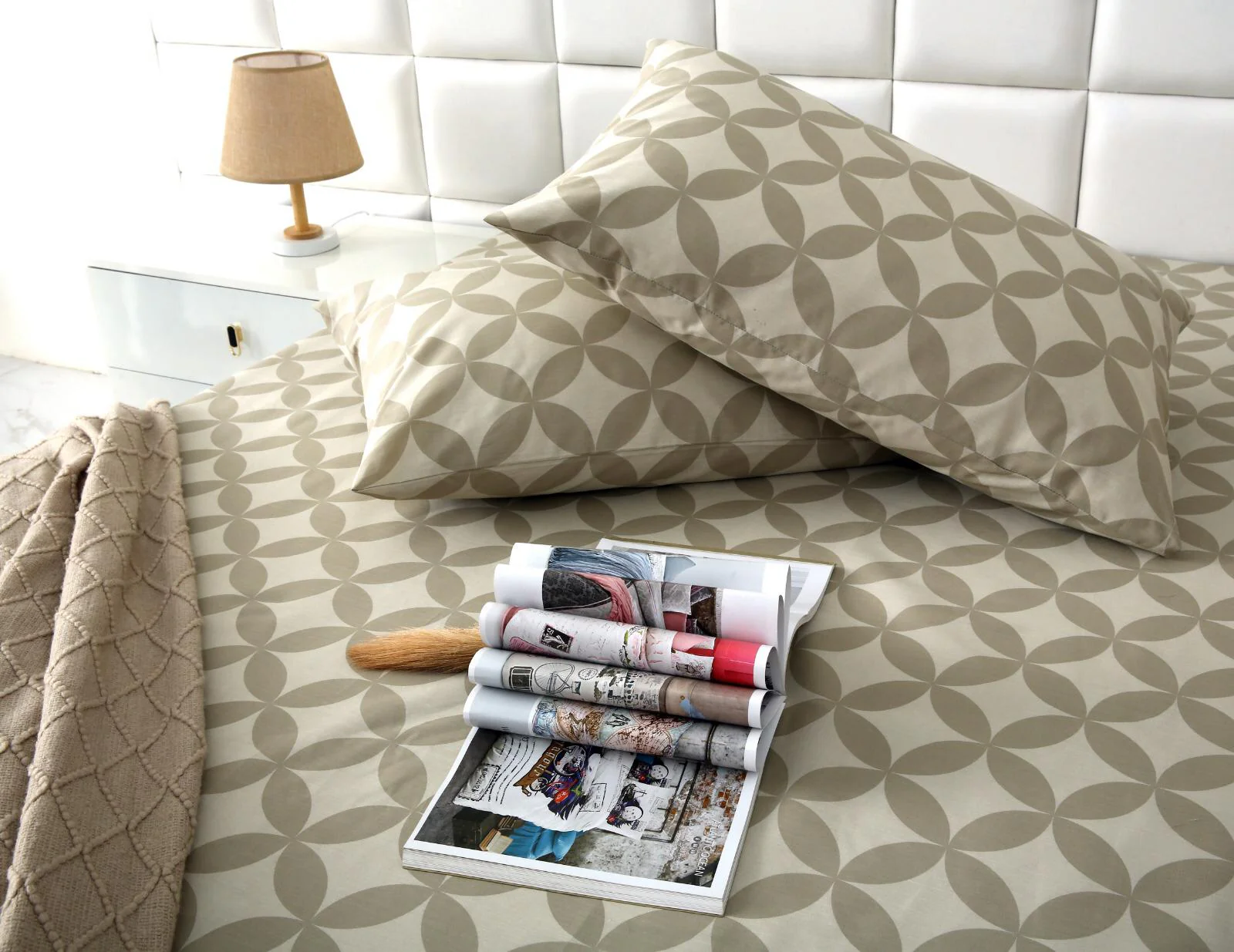 Fitted Bed Sheet-Russet - Image 12