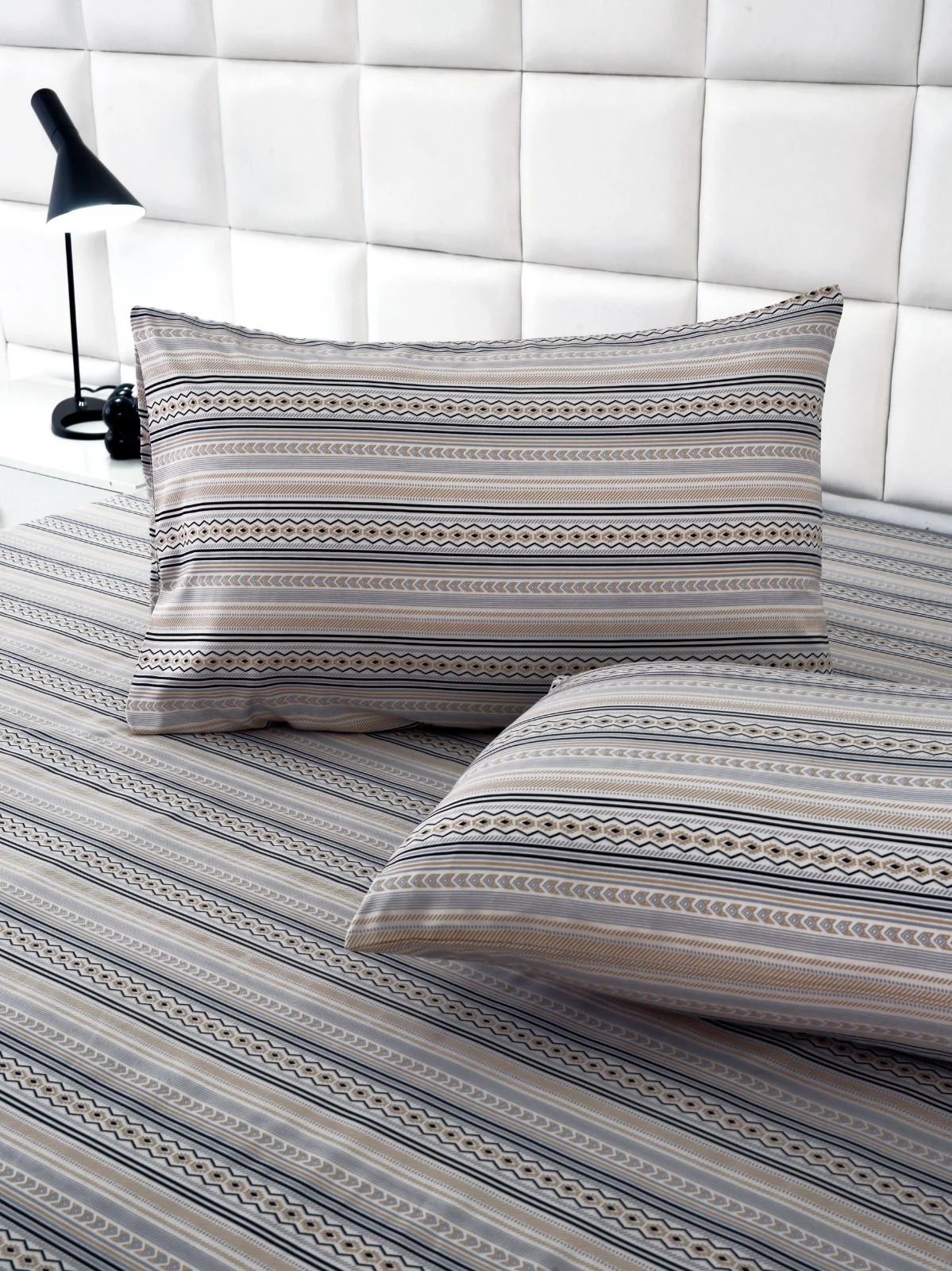 Fitted Bed Sheet-Slate - Image 2