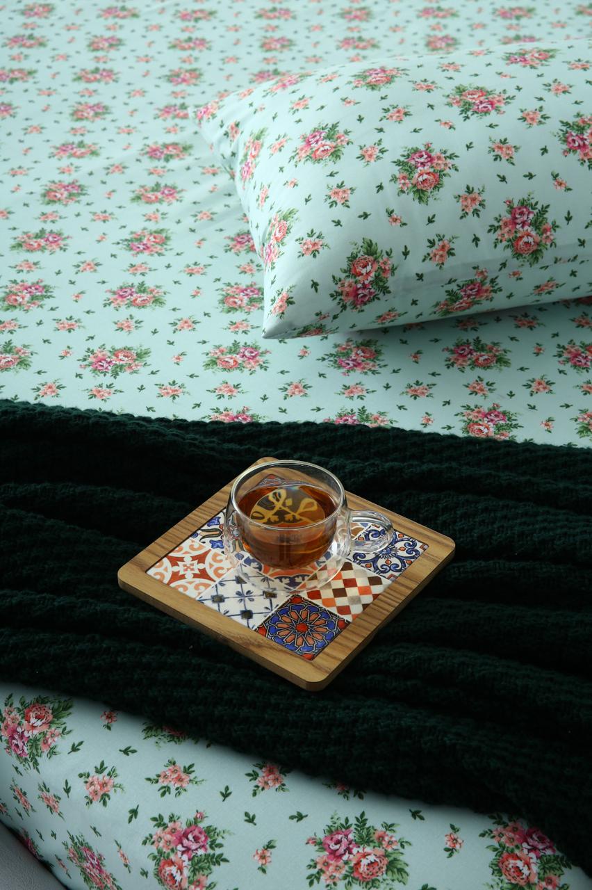Fitted Bed Sheet- Verdant - Image 2
