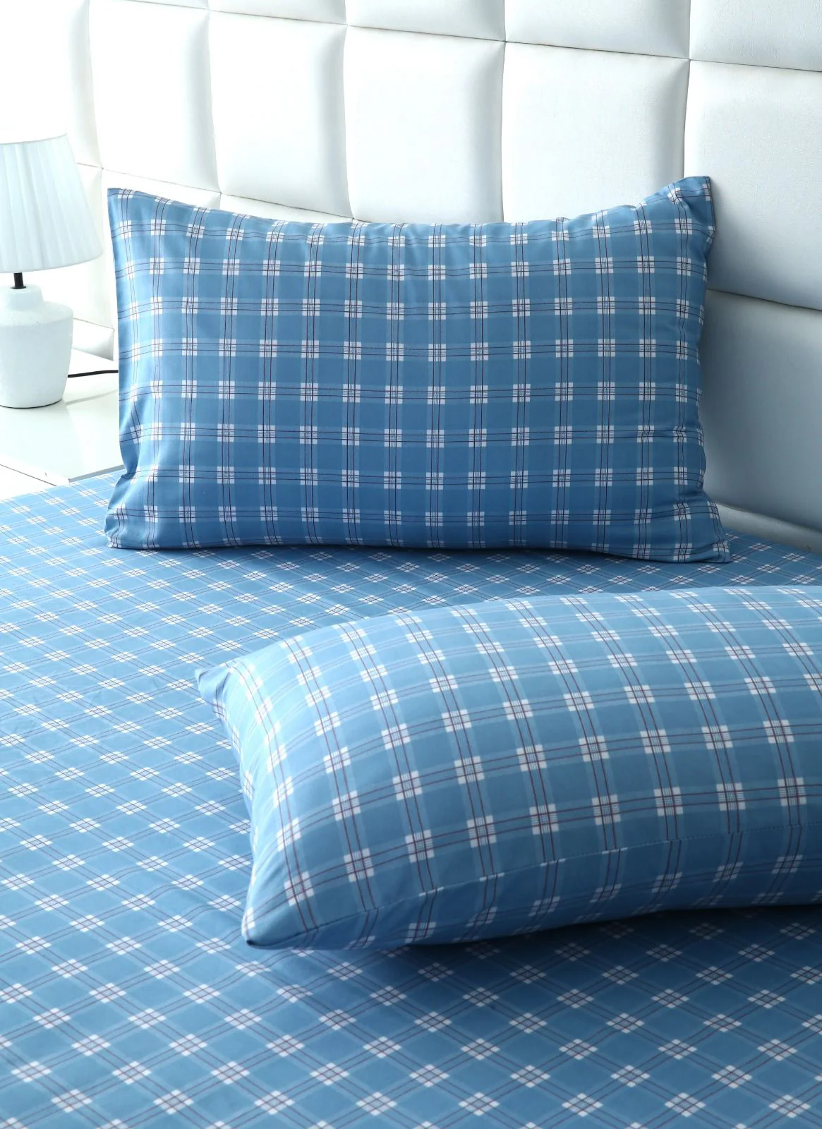 Fitted Bed Sheet-Waterfall Geometric - Image 6