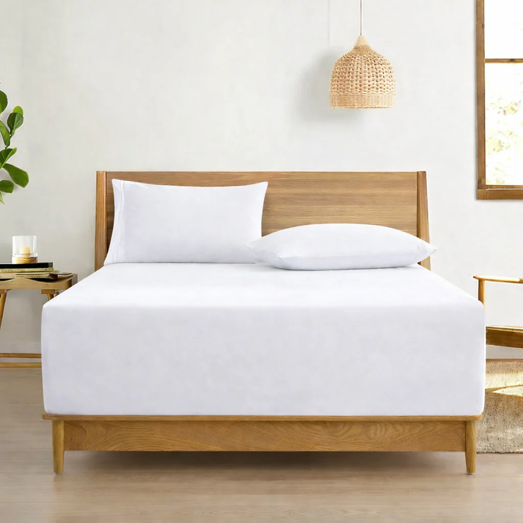 Fitted Bed Sheet-White