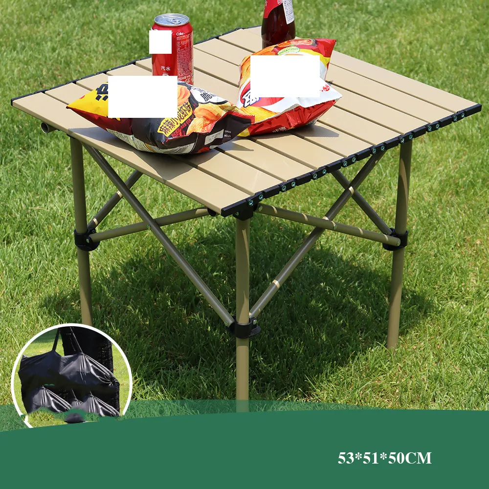 Folding Aluminum Table(SA2405-147)-Beige