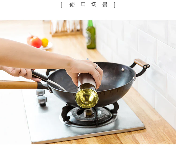 Glass Containers Glass &  Stainless Steel Oil Pot (SA2510-015) - Image 4