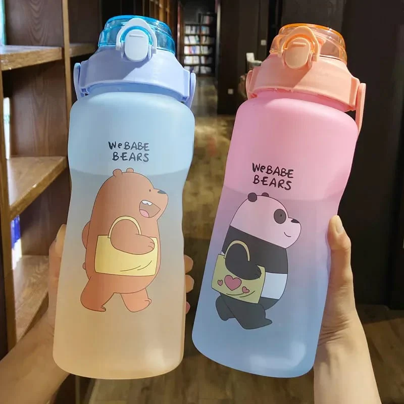Premium We Babe Bears Water Bottle(Sky Blue)5461- 2 Liters - Image 5
