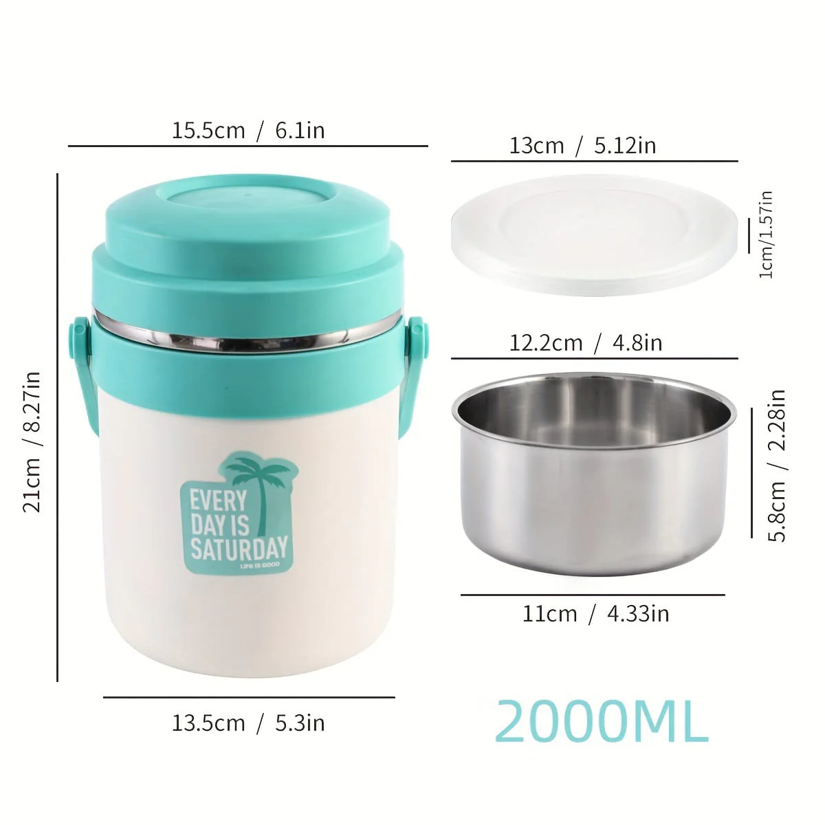 Japanese-style Stainless Steel Lunch Box(SA2405-77) - Image 4