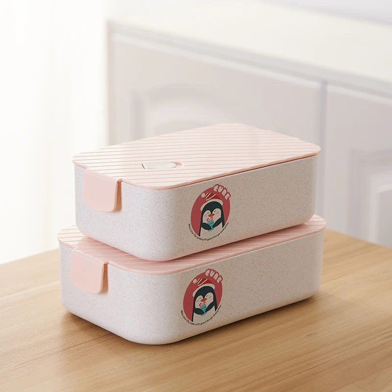 Large Rectangular Lunch Box-SA2408-307(Yellow) - Image 6