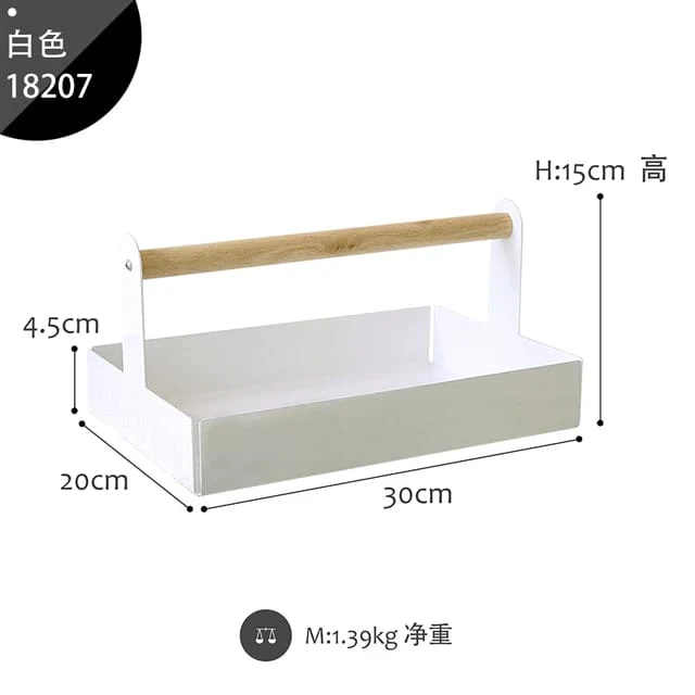 Metal storage rack(SA2405-61)-White - Image 6
