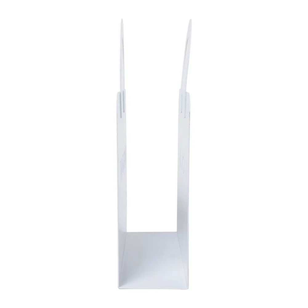Metallic Newspaper Rack(SA2405-59)-White - Image 2