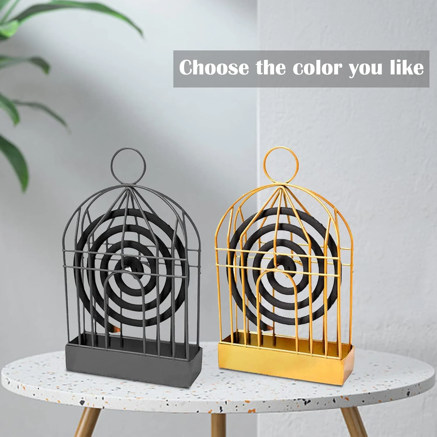 Mosquito Coil Holder (SA2512-03)Gold - Image 4