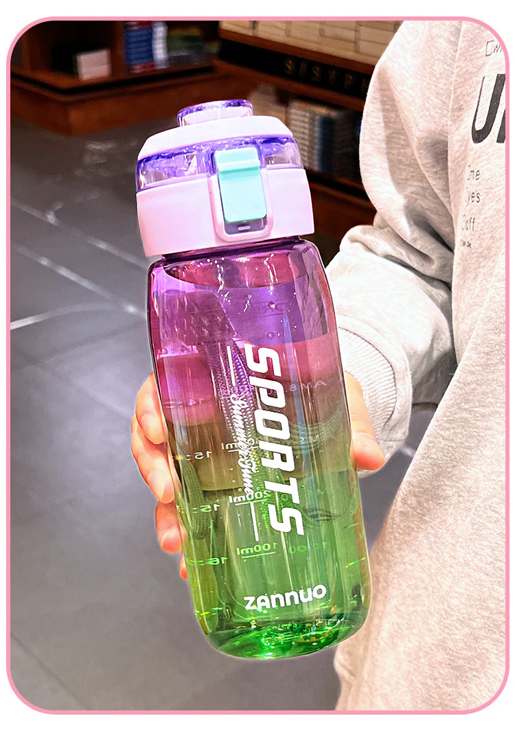 Motivational Water Bottle with Time Marker BPA Free-SA2408-165 - Image 6
