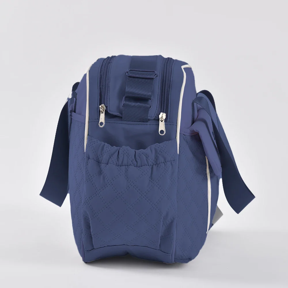 Multi function Mommy Bag with Large Capacity-SA2408-272(Blue) - Image 3