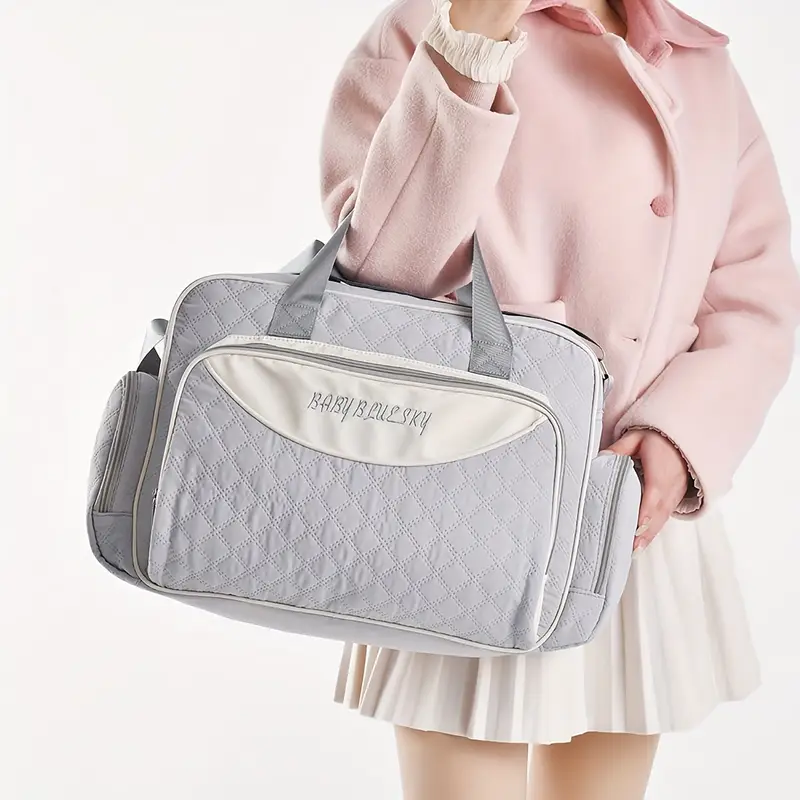 Multi function Mommy Bag with Large Capacity-SA2408-272(Grey)