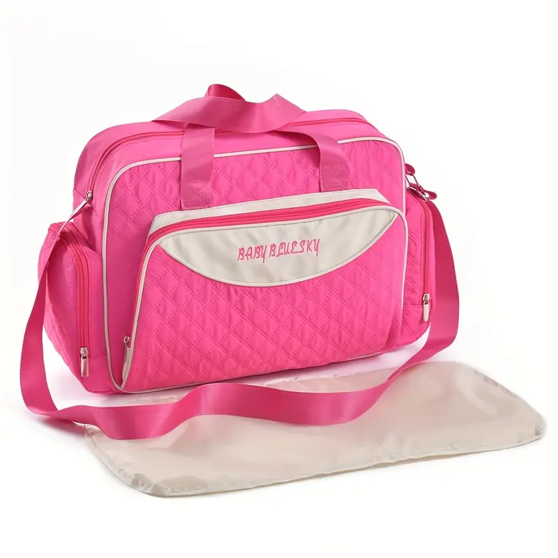 Multi function Mommy Bag with Large Capacity-SA2408-272(Pink)
