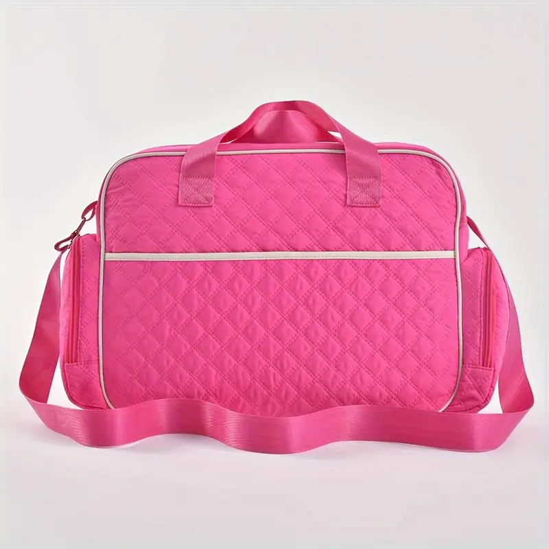 Multi function Mommy Bag with Large Capacity-SA2408-272(Pink) - Image 2