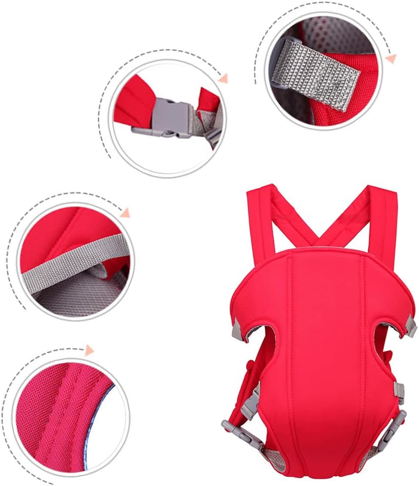 4-in-1 Baby Carrier Bag Adjustable with Comfortable Head Support & Buckle Straps-SA2408-276 - Image 8