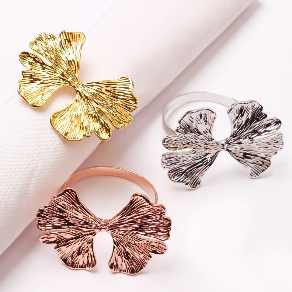 Napkin Holder Rings- Vintage Silver - Image 4
