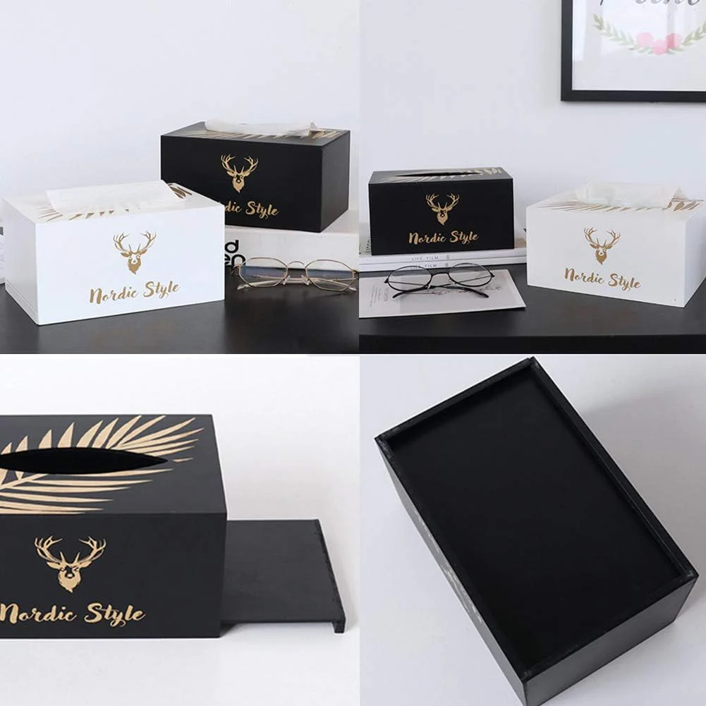 Nordic Style Wooden Tissue Box SA2405-23 - Image 3