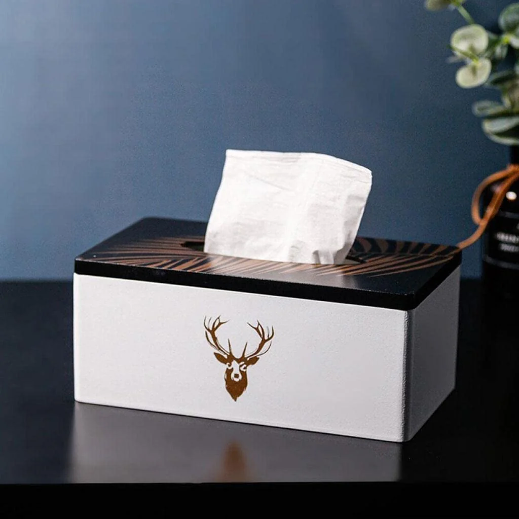 Nordic Style Wooden Tissue Box SA2405-25 Black Hawk