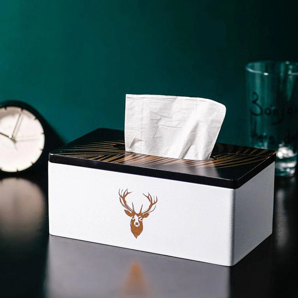 Nordic Style Wooden Tissue Box SA2405-25 Black Hawk - Image 3