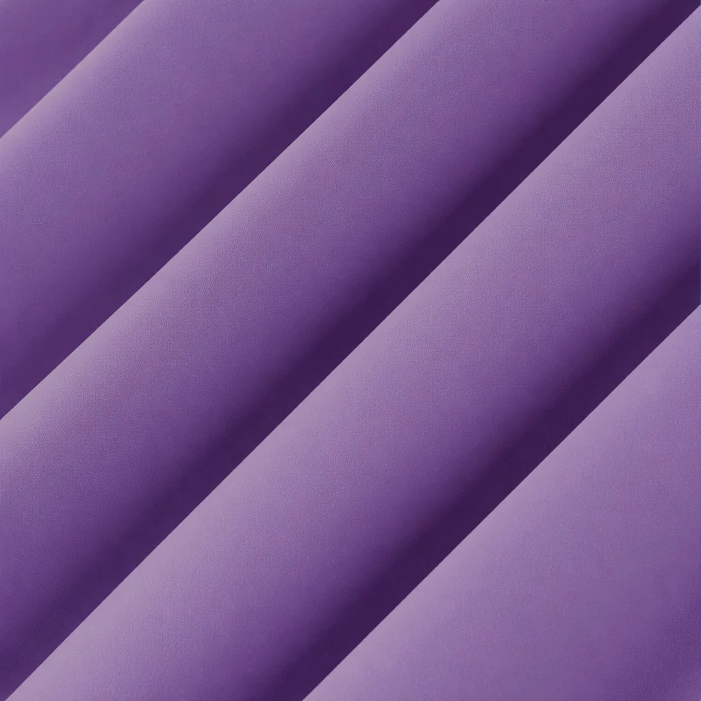 Plain Dyed Laminated Curtain- Purple - Image 4