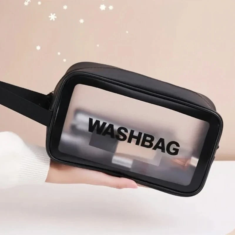Portable Makeup Organizer Bag WASHBAG-Black 14627 Small(SA2405-120) - Image 6
