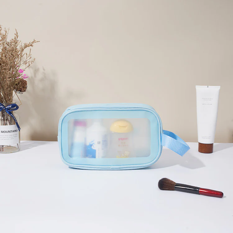 Portable Makeup Organizer Bag WASHBAG-(5722)Blue Small(SA2405-124)