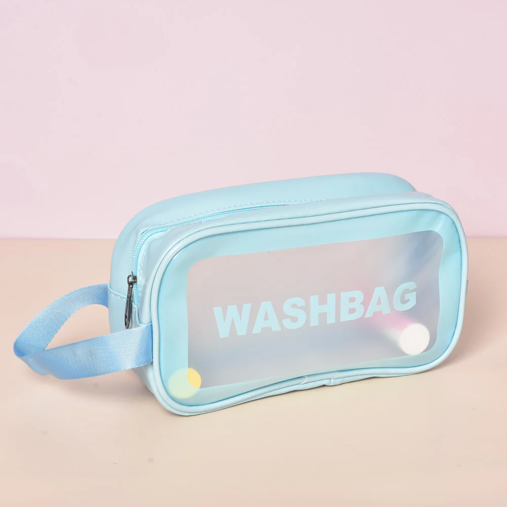 Portable Makeup Organizer Bag WASHBAG-(5722)Blue Small(SA2405-124) - Image 2