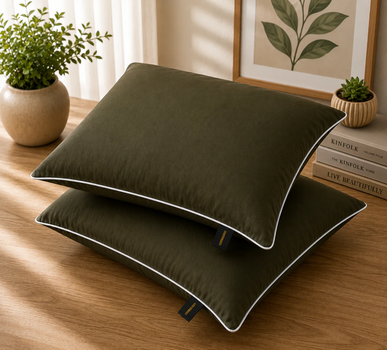 Dyed Pillow Covers Pack of 2- PC0036