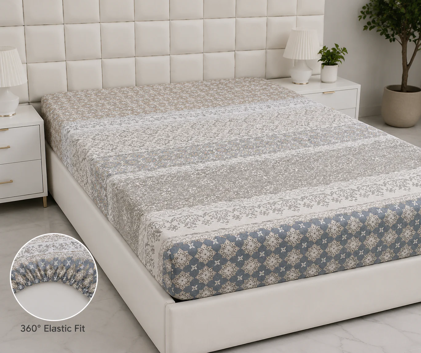 Quilted Waterproof Mattress Protector-QM-02 - Image 2