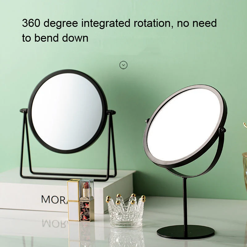 Rotatable Black Vanity Mirror-(5508)Round(SA2405-160) - Image 2