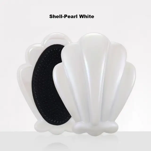 Shiny Shell Hair Brush-Mermaid Shell - Image 5